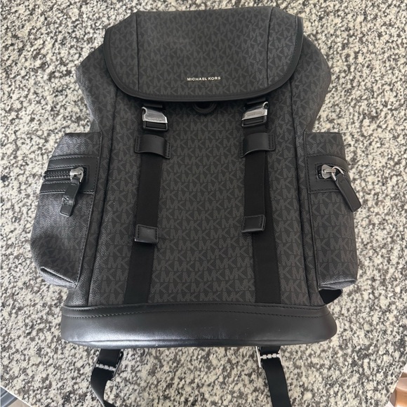 Michael Kors Charcoal and Black Men's Backpack - Picture 1 of 3